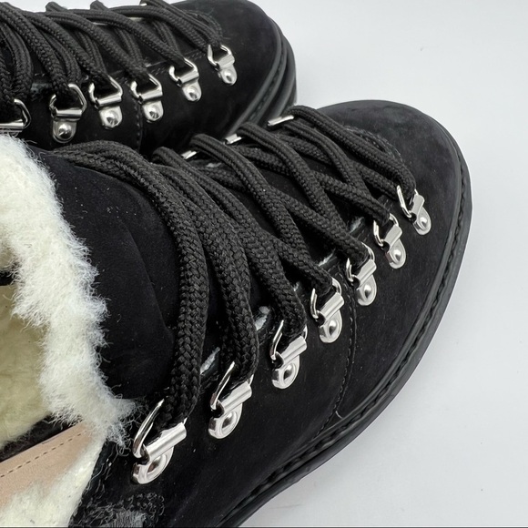 New! SCHUTZ | Lucille Faux Shearling Lined Boots - Picture 8 of 8